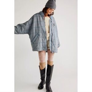 Free People Dolman Quilted Knit Jacket